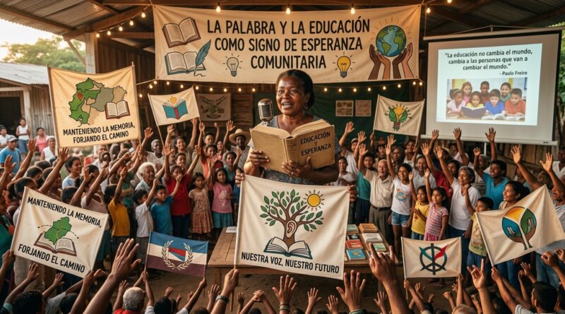 La palabra y la educación como signo de esperanza comunitaria La palabra y la educación como signo de esperanza comunitaria